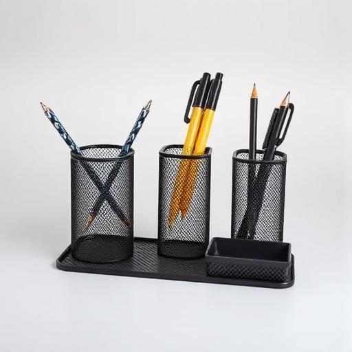 Mesh Desk Organizer Set, 6 Pieces