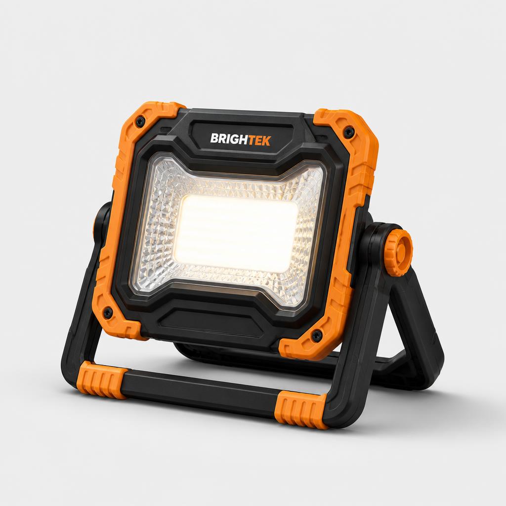 BrightTek Rechargeable LED Work Light, 3000 Lumens